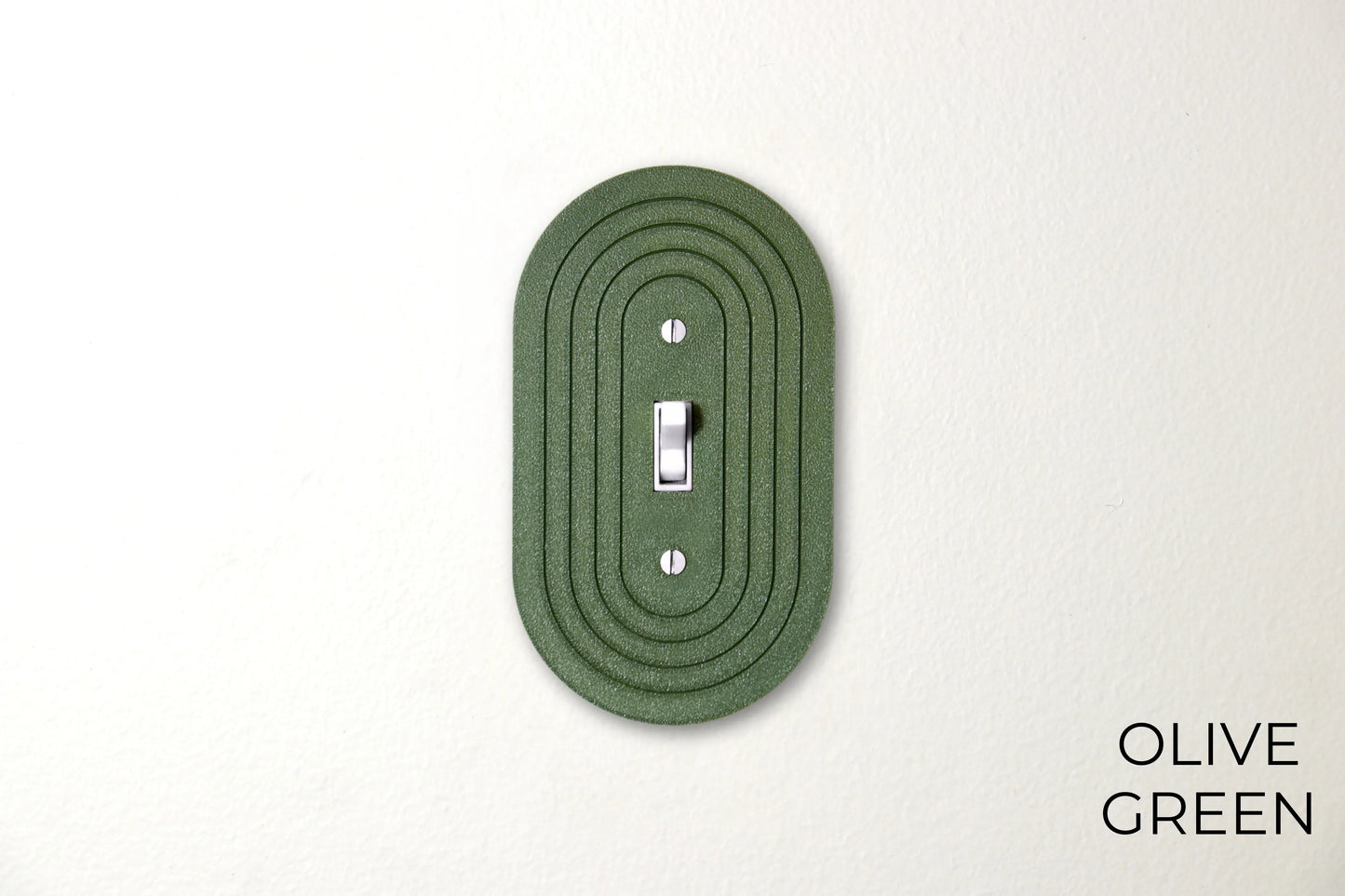 Simple Oval Switch Plate - lellume