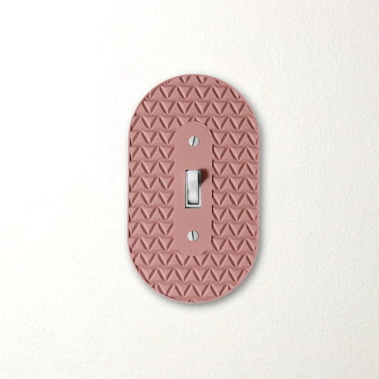 Triangular Pattern Switch Plate - lellume