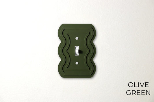 Wavy Line Switch Plate - lellume