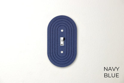Simple Oval Switch Plate - lellume