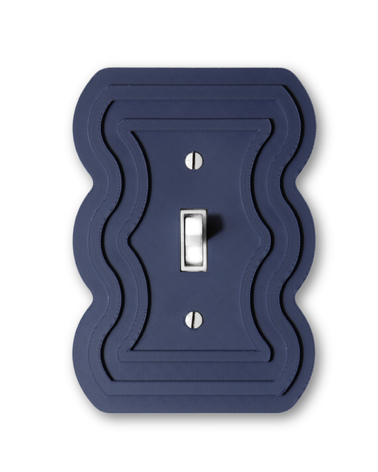 Wavy Line Switch Plate